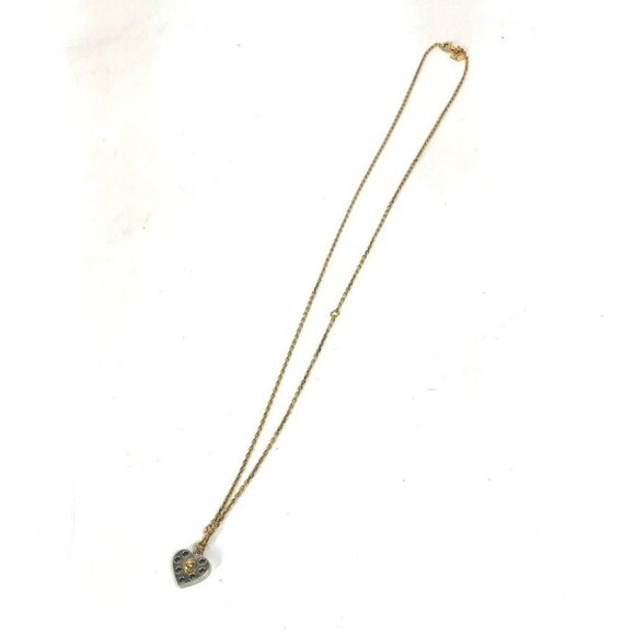 LOUIS VUITTON M67028 heart Pandantif Spiky Valentine Accessories chain Necklace - Picture 2 of 10